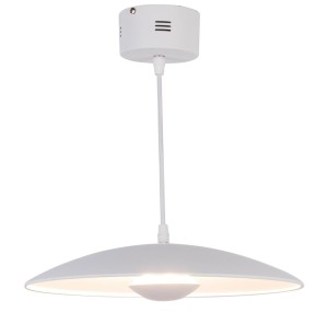 Nowoczesna lampa wisząca ledowa biała LUND 1