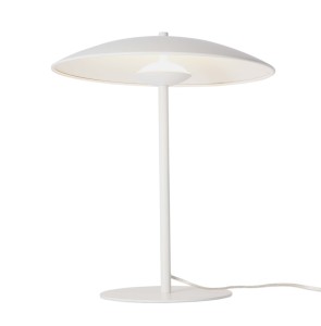 Nowoczesna lampa stołowa ledowa biała LUND 1