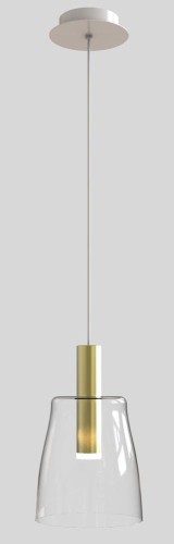 LAMPAMI - lampa wisząca nowoczesna, lampa wisząca nad stół, żyrandol do kuchni, złota lampa do salonu