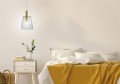LAMPAMI - lampa wisząca nowoczesna, lampa wisząca nad stół, żyrandol do kuchni, złota lampa do salonu