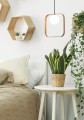 LAMPAMI - lampa wisząca nowoczesna, lampa wisząca nad stół, żyrandol do kuchni, złota lampa do salonu