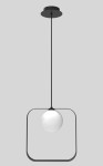 Nowoczesna lampa wisząca czarna 140 cm 1xG9 TULA 1
