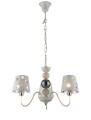 LAMPAMI - lampa sufitowa biała, lampa wisząca biała, żyrandol do salonu