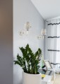 LAMPAMI - lampa ścienna biała, kinkiet do salonu, kinkiet nowoczesny biały, biały kinkiet