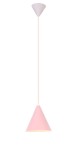 Różowa lampa wisząca pojedyncza 1xE27 VOSS 1 