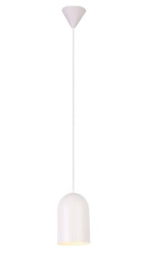 Biała lampa wisząca pojedyncza 1xE27 OSS 1 