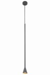 Szara lampa wisząca pojedyncza 200 cm 1xGU10 TUCSON 1