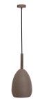 Brązowa lampa wisząca pojedyncza 1xE27 FLEN 1