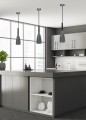 LAMPAMI- lampa wisząca sufitowa, lampa kuchenna, lampa nad stół, nowoczesna lampa wisząca szara