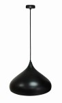 Czarna lampa wisząca pojedyncza 42 cm 1xE27 VIBORG 1