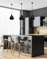 LAMPAMI- lampa wisząca sufitowa, lampa kuchenna, lampa nad stół, nowoczesna lampa wisząca czarna