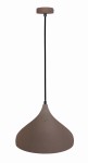 Brązowa lampa wisząca pojedyncza 32 cm 1xE27 VIBORG 1