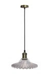 Klasyczna lampa wisząca 21 cm 1xE27 GENEVA 1 BEZBARWNY 
