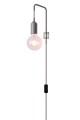 LAMPAMI - lampa ścienna szara, kinkiet do salonu, kinkiet nowoczesny, kinkiet do sypialni