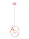 Różowa lampa wisząca nowoczesna 1xE27 NEXO 1