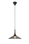 Czarna lampa wisząca nowoczesna 1xE27 KIRUNA S1