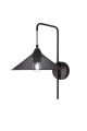 LAMPAMI - lampa ścienna czarna, kinkiet przedpokój, kinkiet nowoczesny czarny, czarny kinkiet