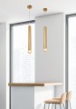 LAMPAMI - lampa nad stół, lampa wisząca złota, złota lampa do jadalni