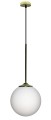 LAMPAMI - lampa wisząca biała, lampa nad stół, biała lampa wisząca, lampa biała kula wisząca