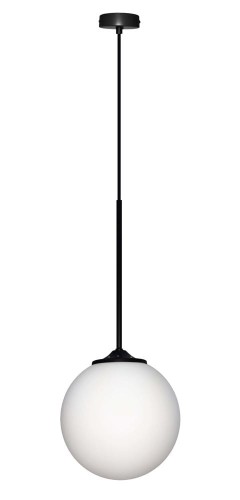 LAMPAMI - lampa wisząca biała, lampa nad stół, biała lampa wisząca, lampa biała kula wisząca