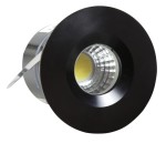 Oprawa stropowa okrągła IP65 HERMETYCZNA czarna SH-14 BK 3W LED 230V 
