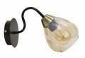 LAMPAMI - lampa na ścianę, czarny kinkiet, lampa do sypialni