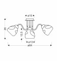 LAMPAMI - lampa sufitowa szkic