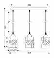 LAMPAMI - lampa wisząca szkic
