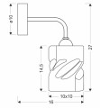 LAMPAMI - lampa ścienna szkic