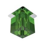Oprawa stropowa dekoracyjna chrom kryształ zielony SK-18 CH/GR G4 20W