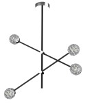 Czarna lampa wisząca sztyca 4xG9 5W PAKSOS APETI