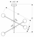 LAMPAMI - lampa wisząca ledowa szkic