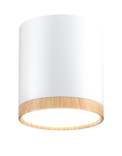 LAMPAMI - tuby sufitowe, tuba sufitowa biała, biała lampa ledowa, lampa korytarz