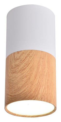 LAMPAMI - tuby sufitowe białe, lampy tuby białe, lampa sufitowa biała, tuba sufitowa z drewnem