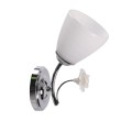 LAMPAMI - lampa ścienna srebrna, lampa do salonu srebrna, srebrna lampa kinkiet