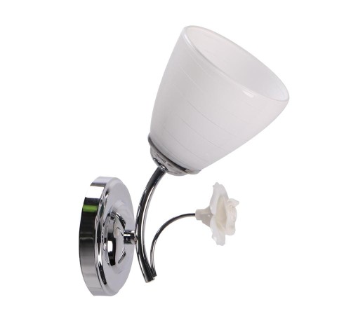 LAMPAMI - lampa ścienna srebrna, lampa do salonu srebrna, srebrna lampa kinkiet