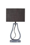 Lampa stojąca gabinetowa 1xE27 40W beton FEMO