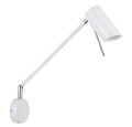 LAMPAMI - lampa ścienna biała, kinkiet do salonu, kinkiet nowoczesny, biały kinkiet