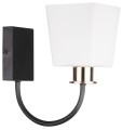 LAMPAMI - lampa ścienna czarna, kinkiet do salonu, kinkiet nowoczesny czarny, czarny kinkiet