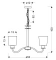 LAMPAMI - nowoczesna lampa wisząca szkic