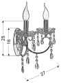 LAMPAMI - lampa ścienna czarna szkic