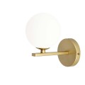 LAMPAMI - złota lampa ścienna, kinkiet do salonu, kinkiet nowoczesny