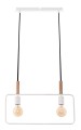 LAMPAMI - lampa wisząca nowoczesna, lampa loftowa wisząca, lampa nowoczesna do salonu, biała lampa wisząca