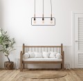 LAMPAMI - lampa wisząca nowoczesna, lampa loftowa wisząca, lampa nowoczesna do salonu czarna lampa wisząca