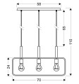 LAMPAMI - lampa wisząca szkic