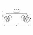 LAMPAMI - lampa sufitowa szkic