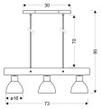 LAMPAMI - lampa z drewnem szkic