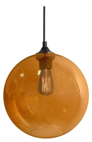 LAMPAMI - lampa wisząca nad stół, klosze szklane kule, lampa wisząca pojedyncza