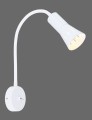 LAMPAMI - lampa ścienna biała, kinkiet do salonu, kinkiet nowoczesny biały, biały kinkiet