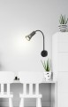 LAMPAMI - lampa nad lustro, kinkiet do salonu, kinkiet nowoczesny czarny, czarny kinkiet